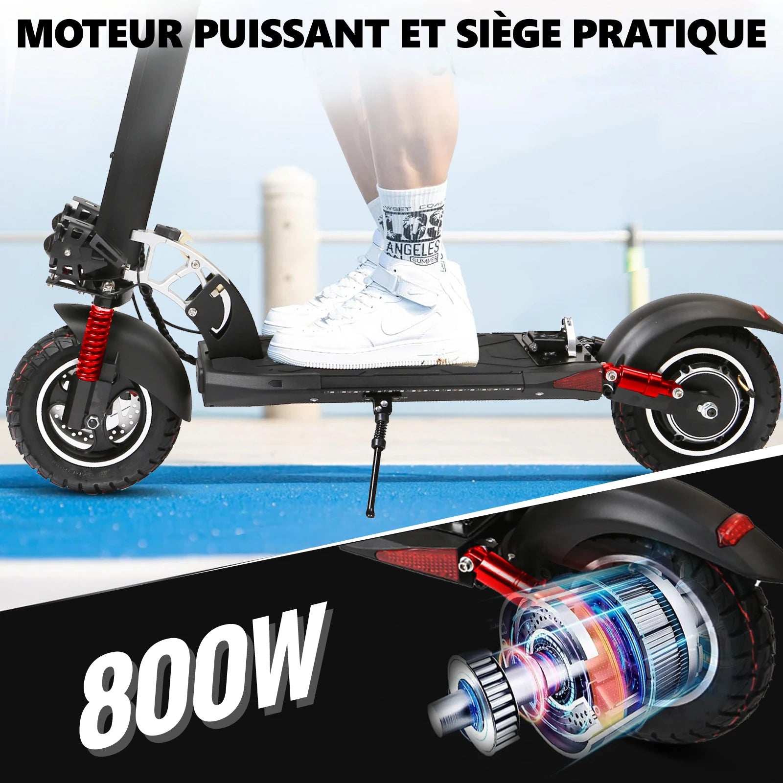 Trottinette électrique 800W 48V 15AH
