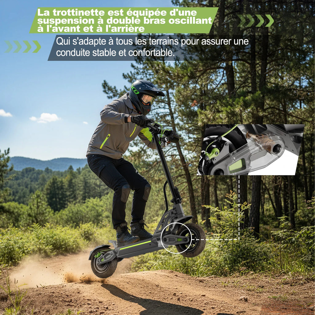 Trottinette électrique 800W 48V 13AH