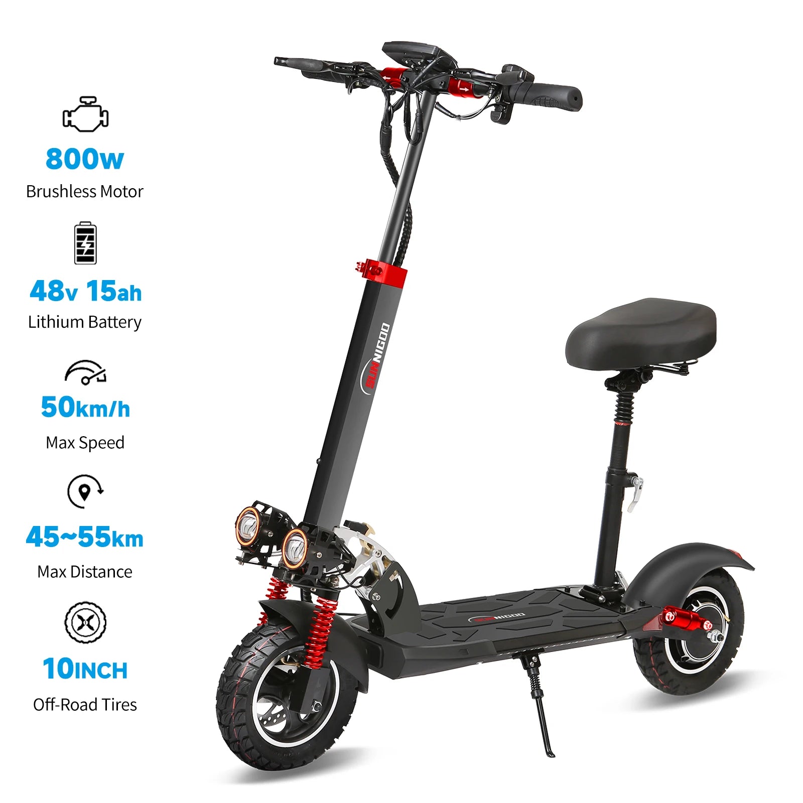 Trottinette électrique 800W 48V 15AH
