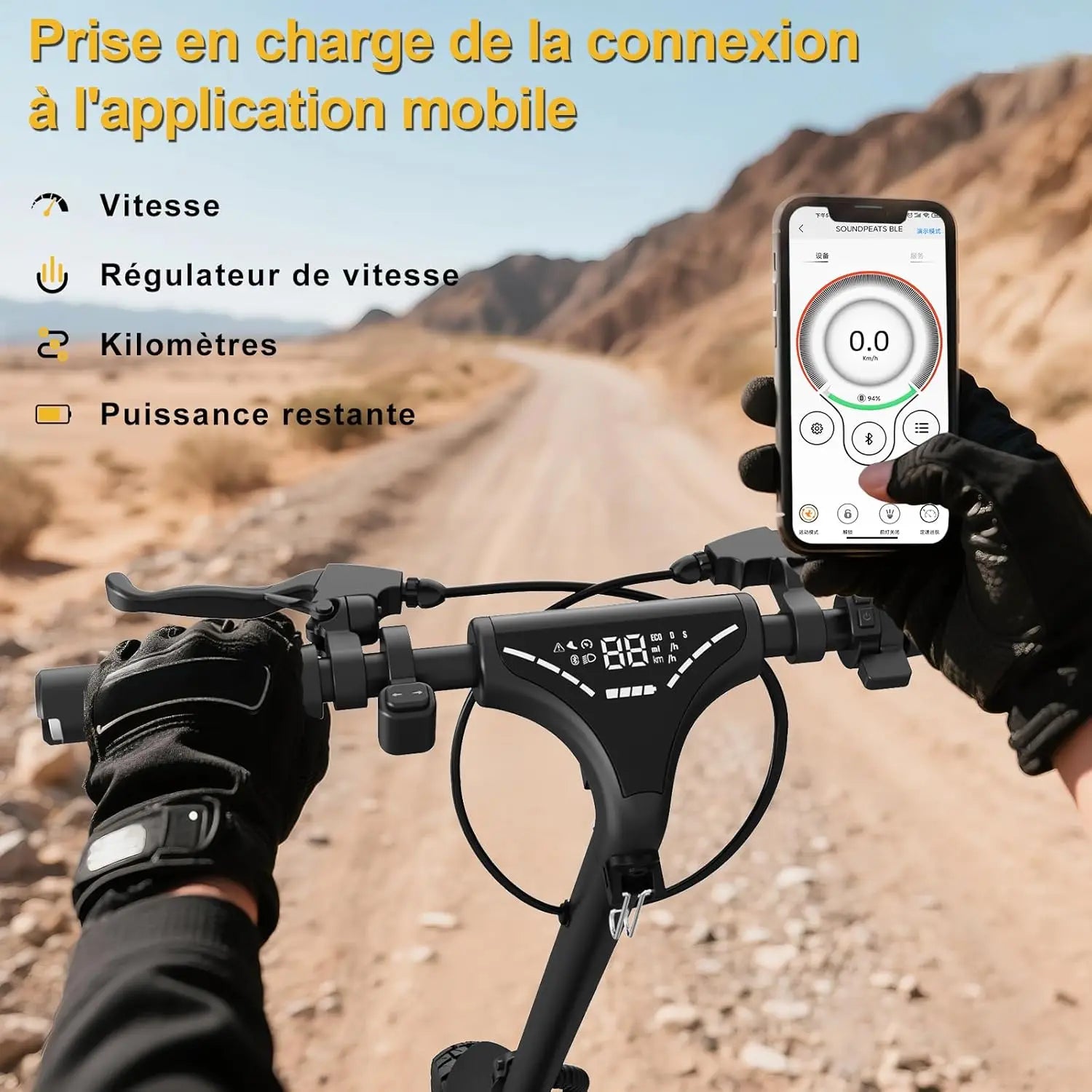 Trottinette électrique 2000W 48V 18.2AH