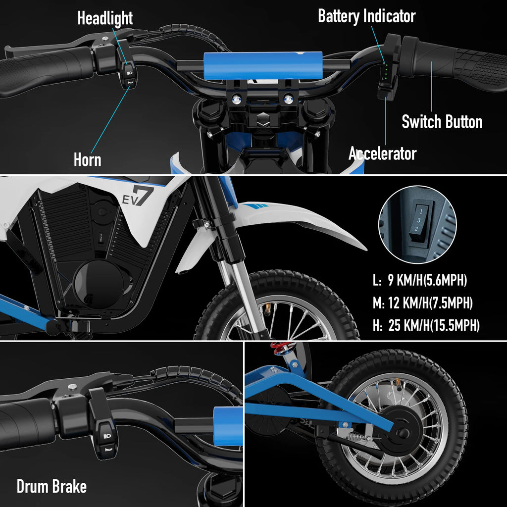 Moto électrique 300W 36V 5.2AH